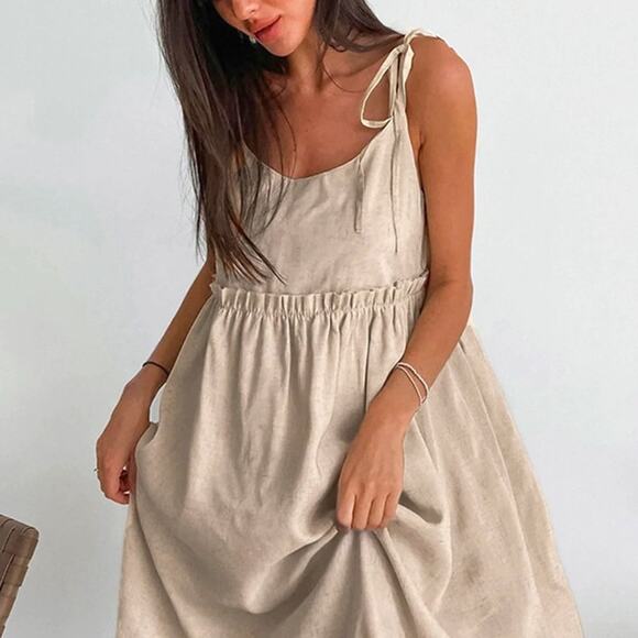 NWT REVOLVE & ANTHROPOLOGIE lovers COMMENSE line cotton DRESS mini M - Picture 1 of 7